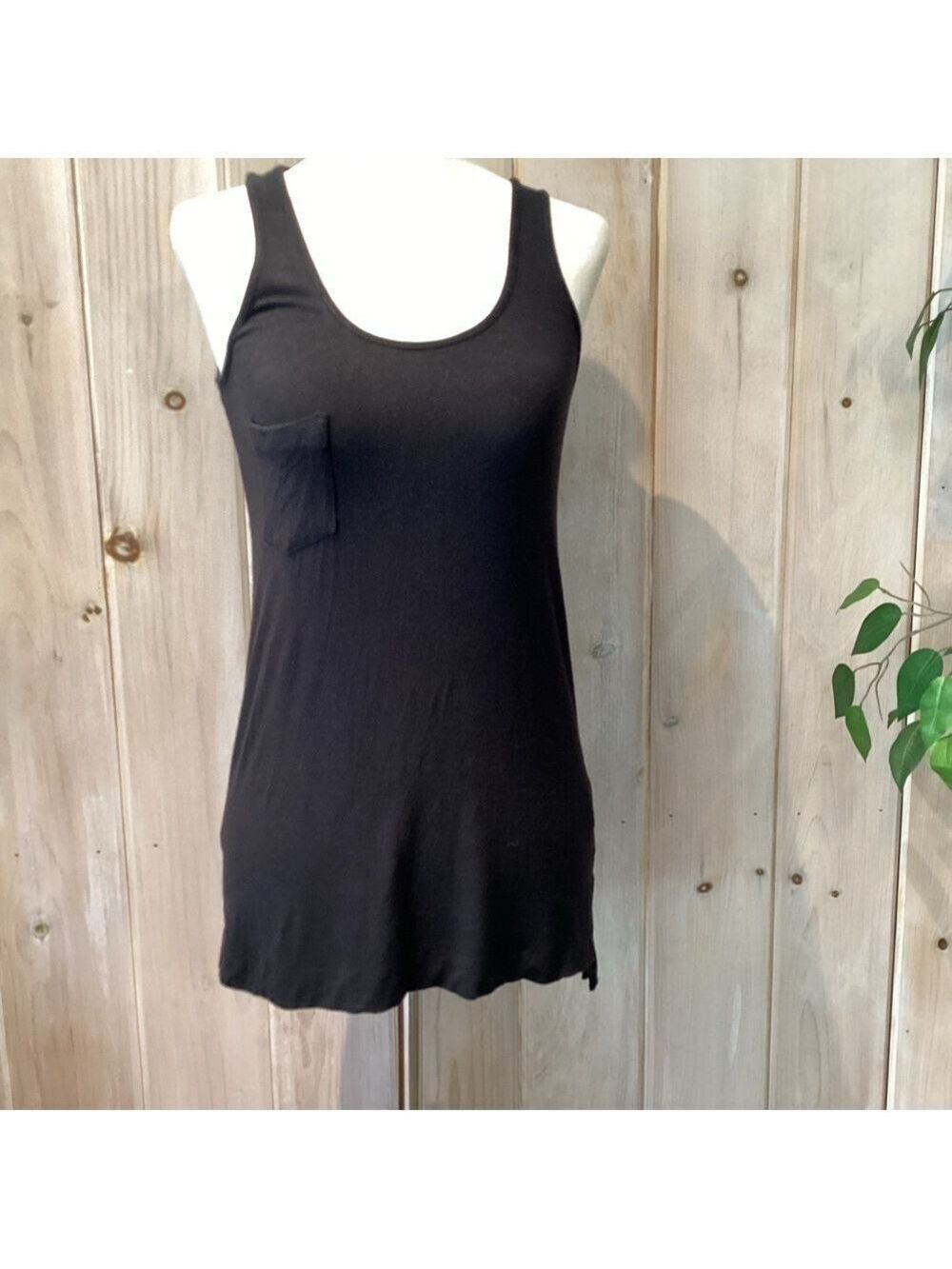 Theory Black Tank Top Small